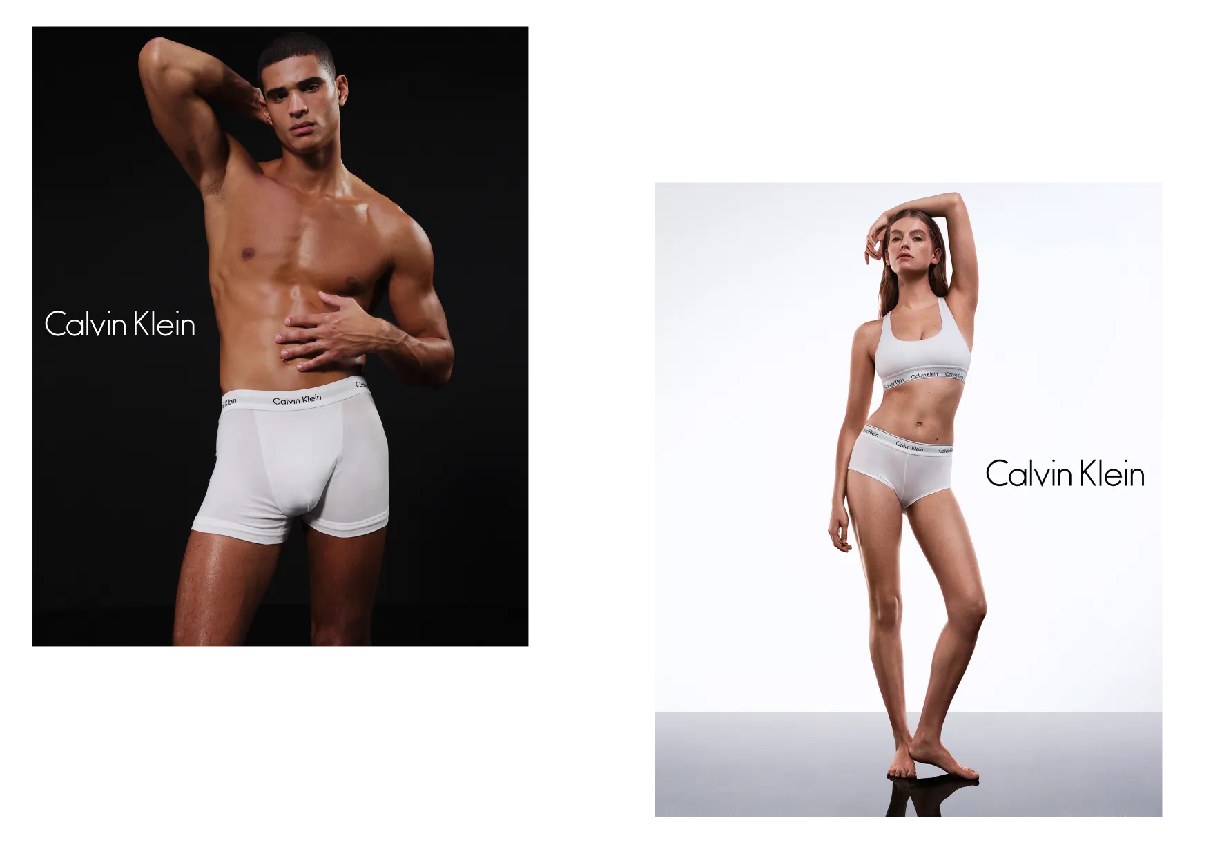 Calvin Klein campaign photograph by Benjamin Lennox