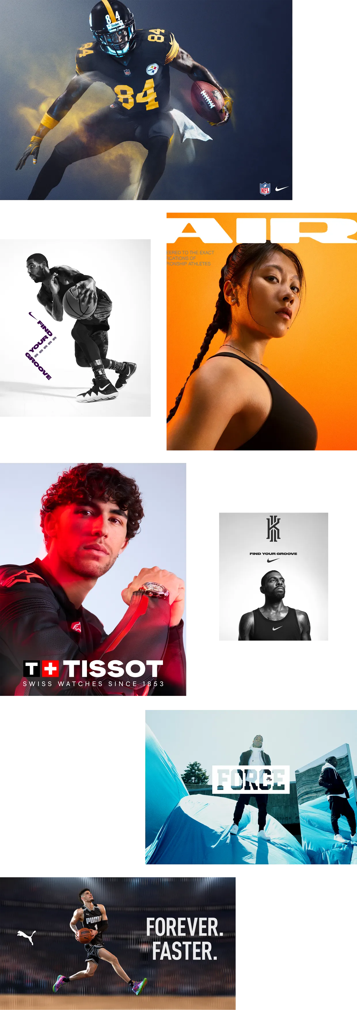 benjamin lennox sport, puma, hugo boss, nike 