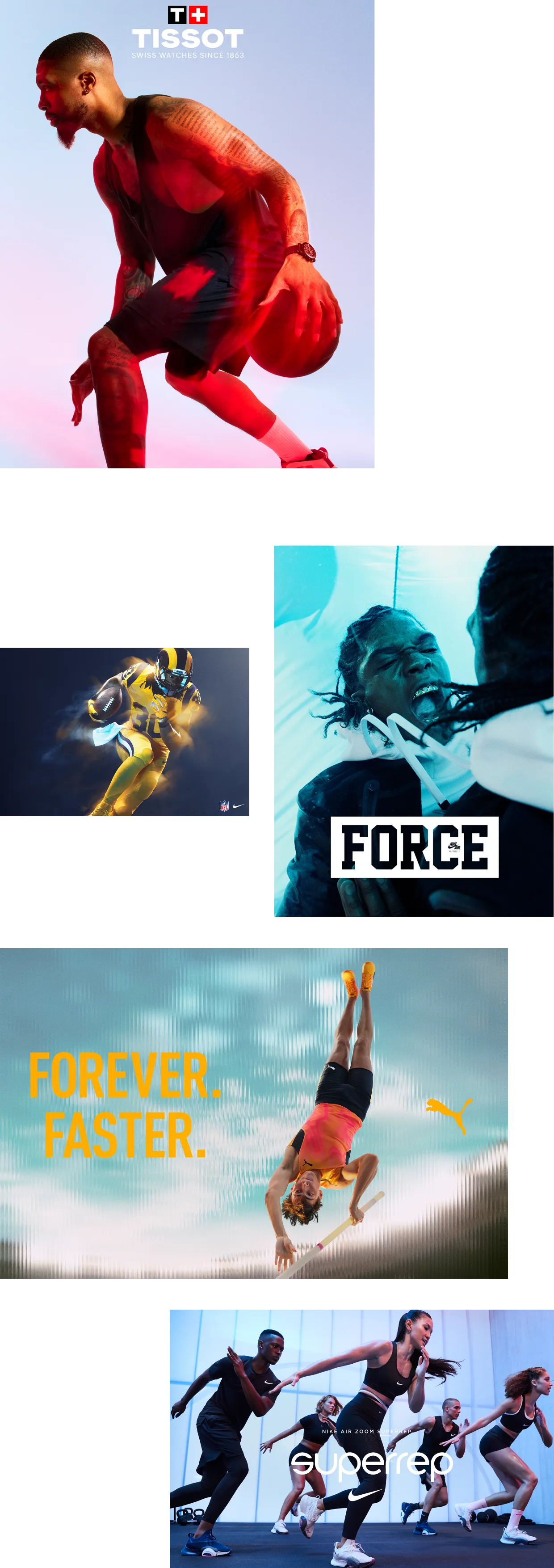 benjamin lennox sport, puma, hugo boss, nike , tissot